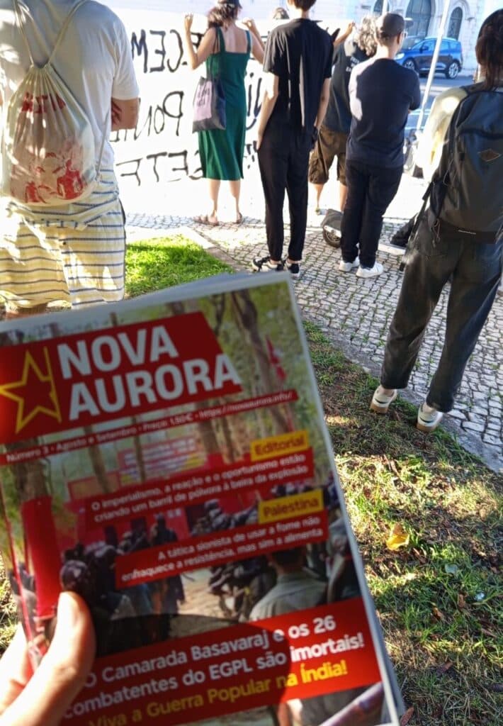 Lisboa: Manifestação contra o assassinato de presos políticos conta com a presença da Ação Anti-Imperialista e do Comité de Apoio à Revista Nova Aurora