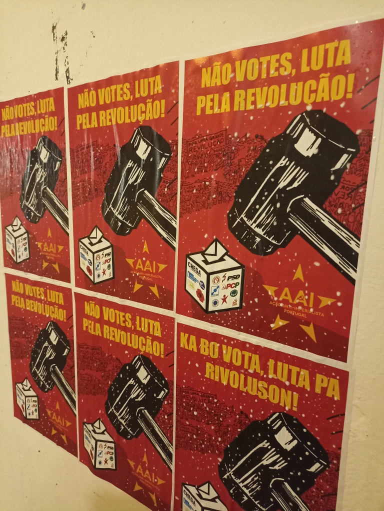 Sobre a farsa eleitoral autárquica de 2025: Não votes, luta pela Revolução!